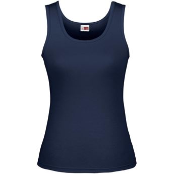 Ladies Columbia Tank Top - Navy, BAS-9010-N