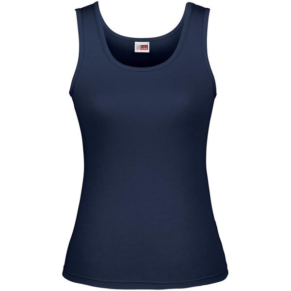 Ladies Columbia Tank Top - Navy, BAS-9010-N