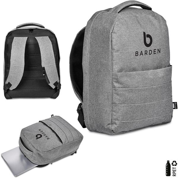 Swiss Cougar Tallinn Anti-Theft Recycled PET Laptop Backpack, BG-SC-495-B
