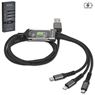 Swiss Cougar Wichita 3-in-1 Fast Charge Cable, MT-SC-489-B