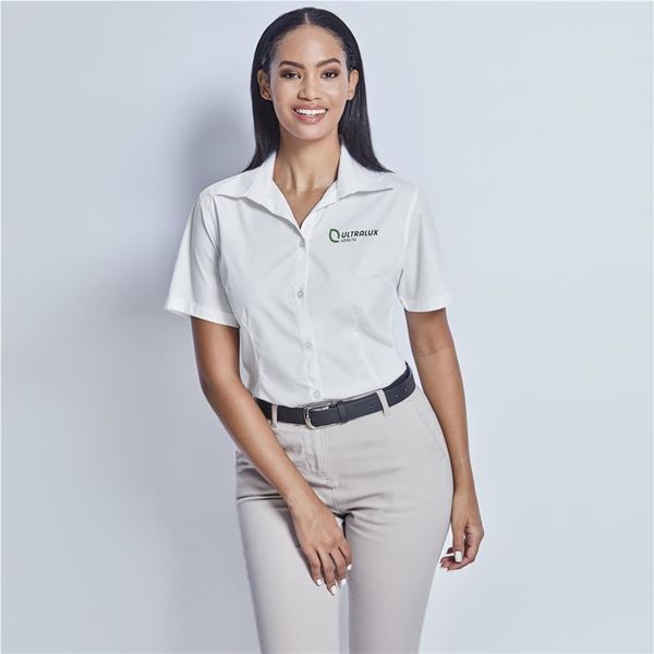 Ladies Short Sleeve Sheffield Stretch Shirt, CW-UB-193-A