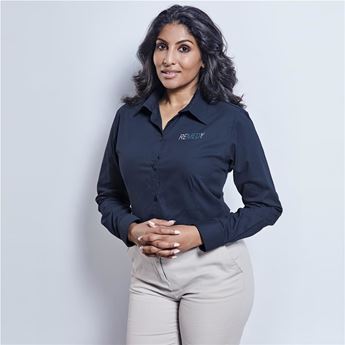 Ladies Long Sleeve Cotton Twill Moderna Shirt, CW-UB-196-A