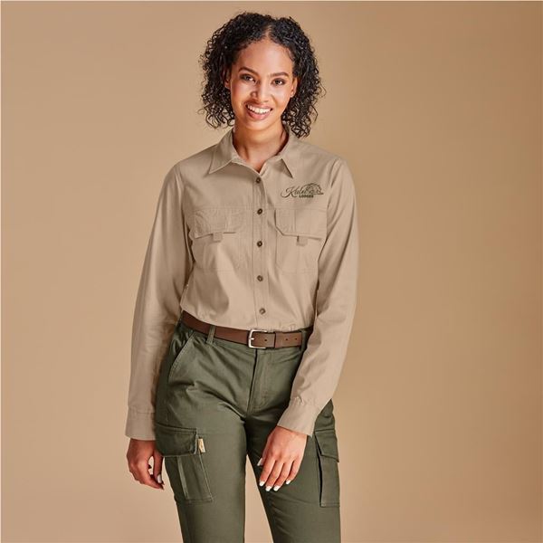 Ladies Long Sleeve Mawenzi Twill Shirt, CW-UT-204-A