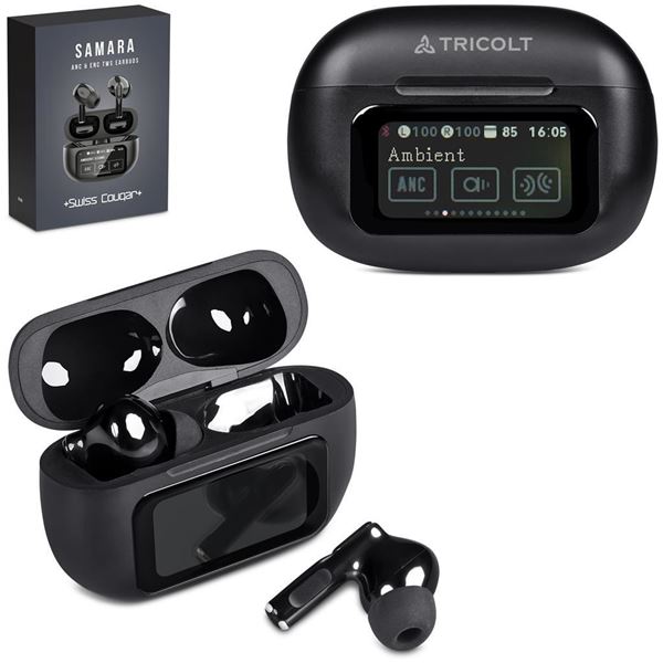Swiss Cougar Samara ANC & ENC TWS Earbuds, MT-SC-494-B