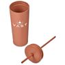 Kooshty Concorde Stainless Steel & Plastic Double-Wall Tumbler & Straw - 720ml, DR-KS-294-B