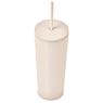 Kooshty Concorde Stainless Steel & Plastic Double-Wall Tumbler & Straw - 720ml, DR-KS-294-B