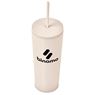 Kooshty Concorde Stainless Steel & Plastic Double-Wall Tumbler & Straw - 720ml, DR-KS-294-B