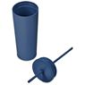 Kooshty Concorde Stainless Steel & Plastic Double-Wall Tumbler & Straw - 720ml, DR-KS-294-B