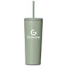 Kooshty Concorde Stainless Steel & Plastic Double-Wall Tumbler & Straw - 720ml, DR-KS-294-B