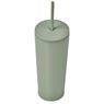 Kooshty Concorde Stainless Steel & Plastic Double-Wall Tumbler & Straw - 720ml, DR-KS-294-B