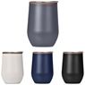 Serendipio Ovolo Stainless Steel & Plastic Double-Wall Tumbler – 350ml, DR-SD-300-B
