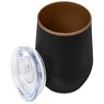 Serendipio Ovolo Stainless Steel & Plastic Double-Wall Tumbler – 350ml, DR-SD-300-B