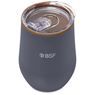 Serendipio Ovolo Stainless Steel & Plastic Double-Wall Tumbler – 350ml, DR-SD-300-B