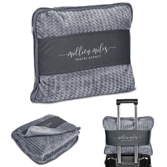 Serendipio Cozytrip Travel Blanket & Pillow, PC-SD-165-B