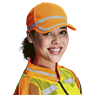 Barron Safety Cap With Mesh, BSCM