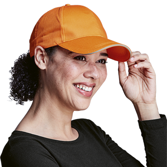 Barron Safety Sandwhich Peak Cap, BSSP